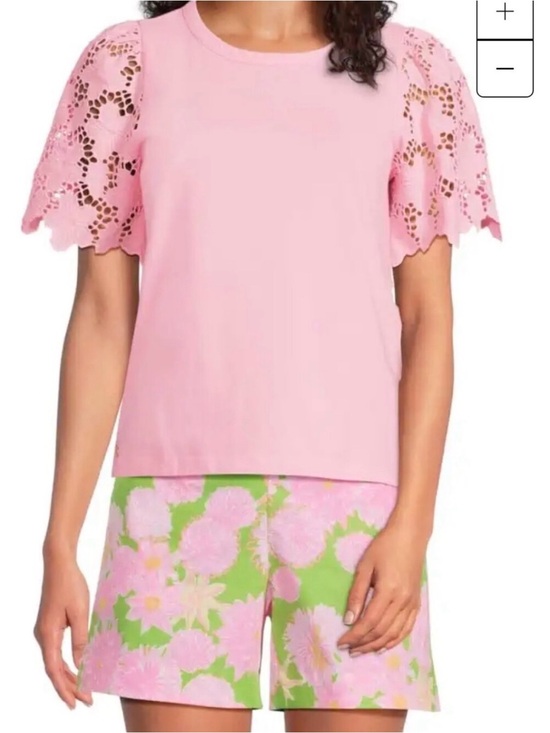 Lilly Pulitzer Pants - Lilly Pulitzer Alista Stretch Shorts Seaside Garden Size Small